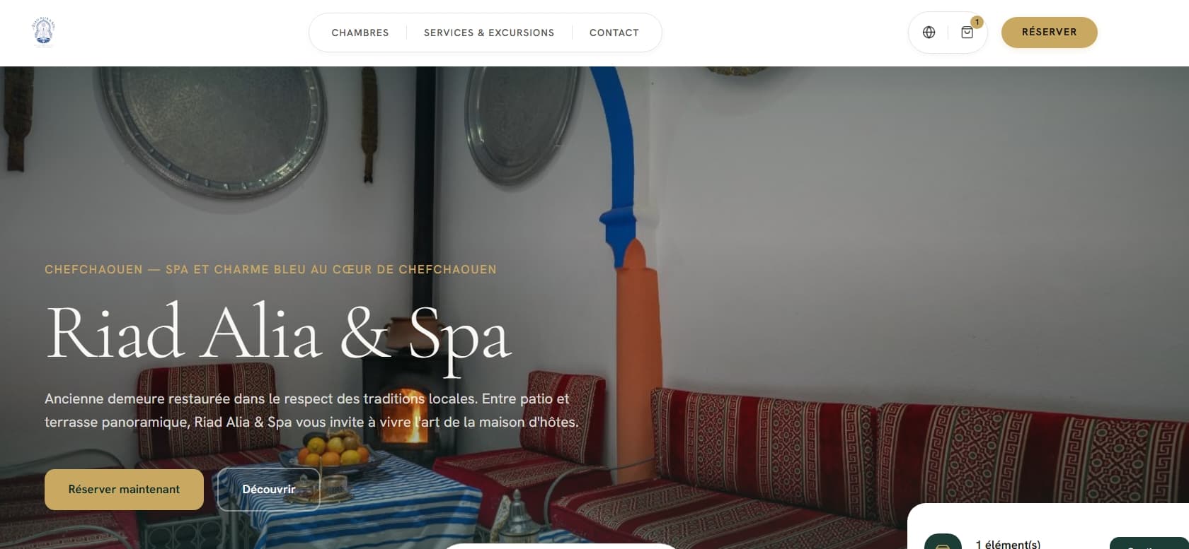 Riad Alia Suites & Spa — Sites web & corporate